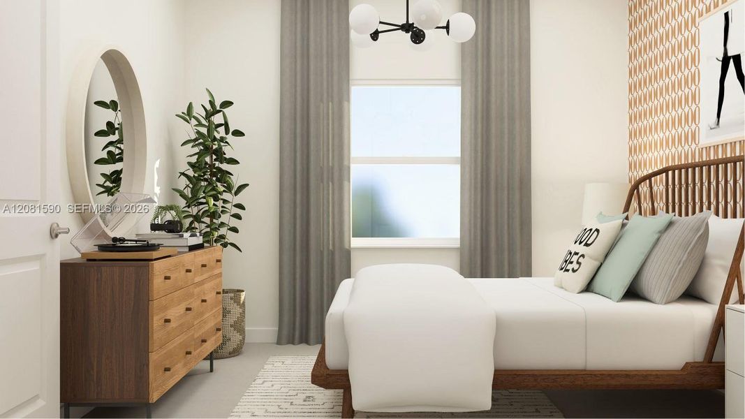 Furnished interior view inside a new home in Altamira, Homestead (Image 15).