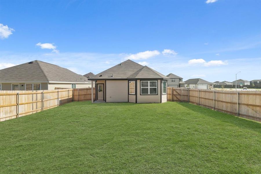 Exterior details and patio area of a home in Retreat at Fossil Creek, Fort Worth (Image 3). Exterior details and patio area of a home in Retreat at Fossil Creek, Fort Worth (Image 3).