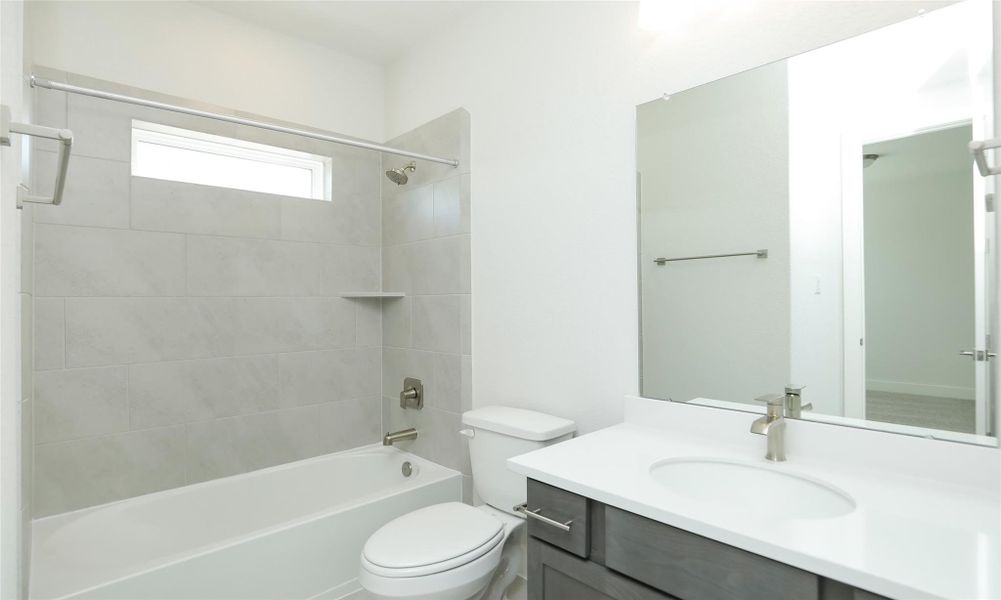 Furnished interior view inside a new home in Independence Heights, Houston (Image 15). Furnished interior view inside a new home in Independence Heights, Houston (Image 15).