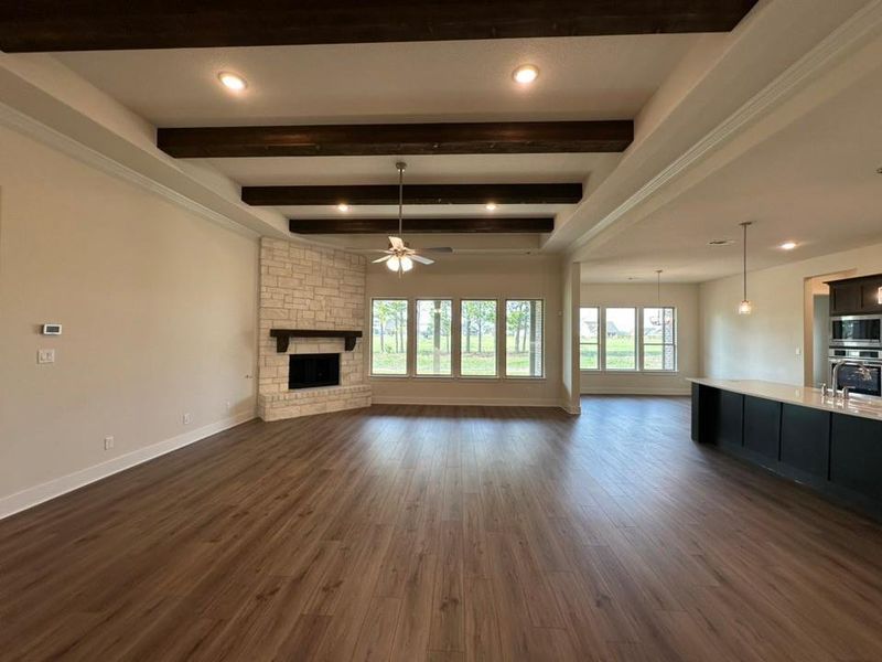 Spacious, unfurnished interior of a new home in Fannin Ranch, Leonard (Image 11).