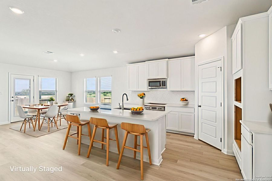 Furnished interior view inside a new home in Legendary Trails - Classic Series, Cibolo (Image 10).