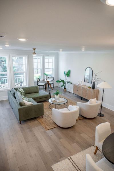 Furnished interior view inside a new home in , North Charleston (Image 13).