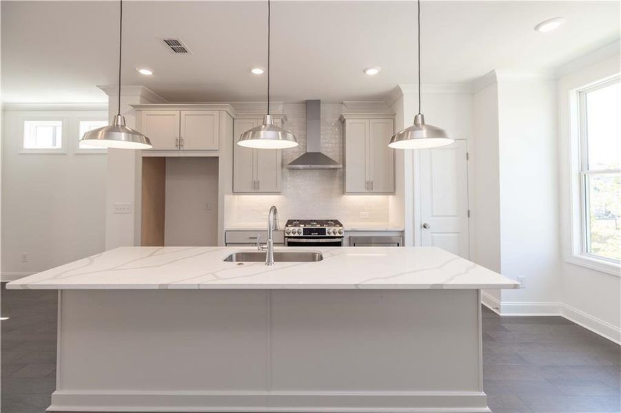 Furnished interior view inside a new home in , Cumming (Image 10). Furnished interior view inside a new home in , Cumming (Image 10).