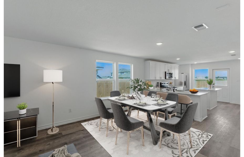 Representative furnished interior of a home built from the Afton by Centex in Davis Ranch, San Antonio (Image 11).