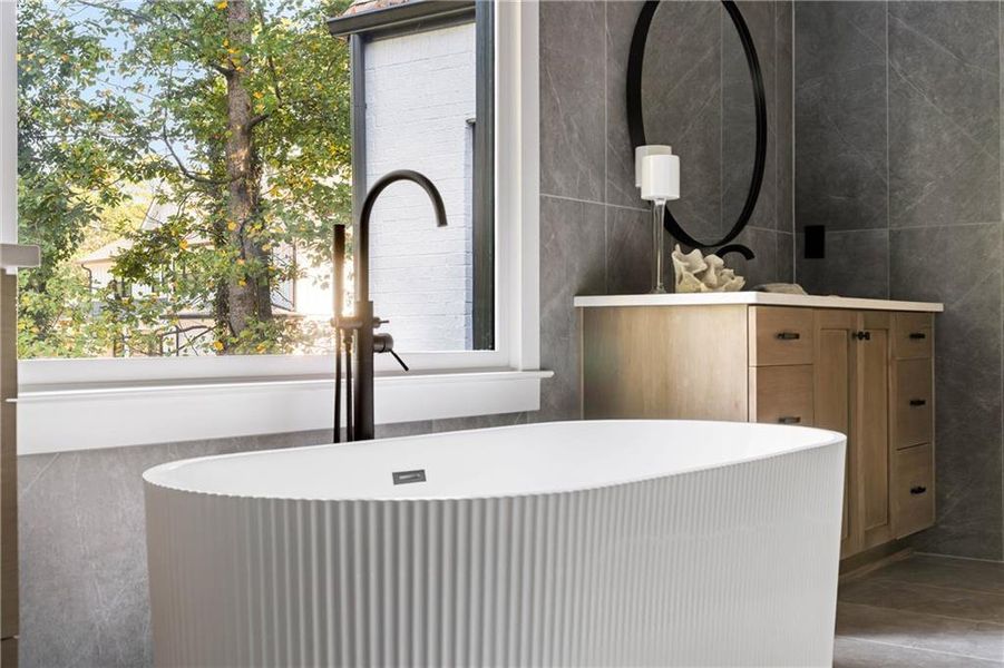 Furnished interior view inside a new home in , Marietta (Image 29).