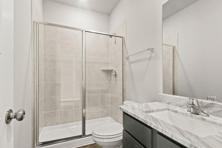 Furnished interior view inside a new home in Rocky Creek Crossing, Fort Worth (Image 8).