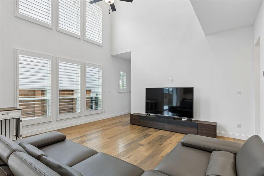 Furnished interior view inside a new home in Fields Villas - Darling Homes, Frisco (Image 13).