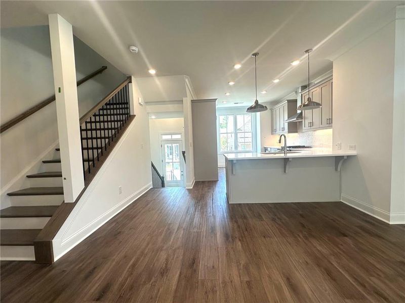 Spacious, unfurnished interior of a new home in Evanshire Townhomes, Duluth (Image 34).