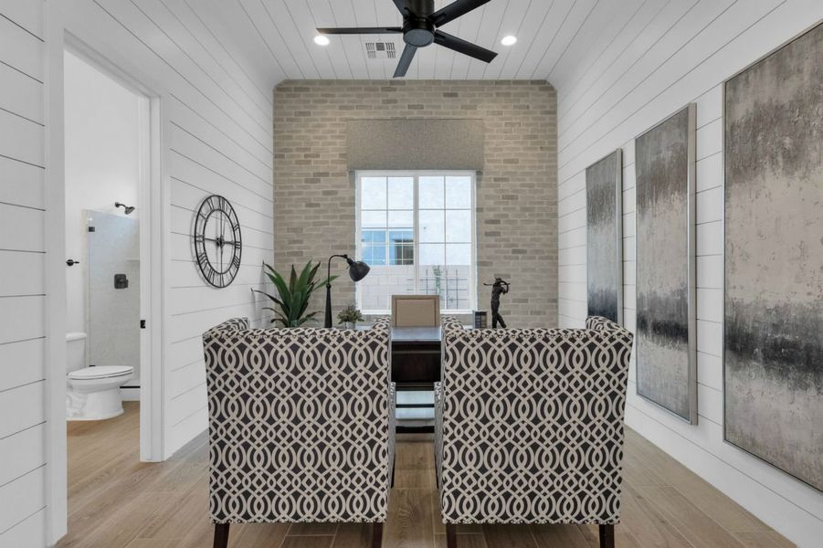 Representative furnished interior of a home built from the Residence Twelve by Blandford Homes in Earnhardt Ranch, Chandler (Image 16).