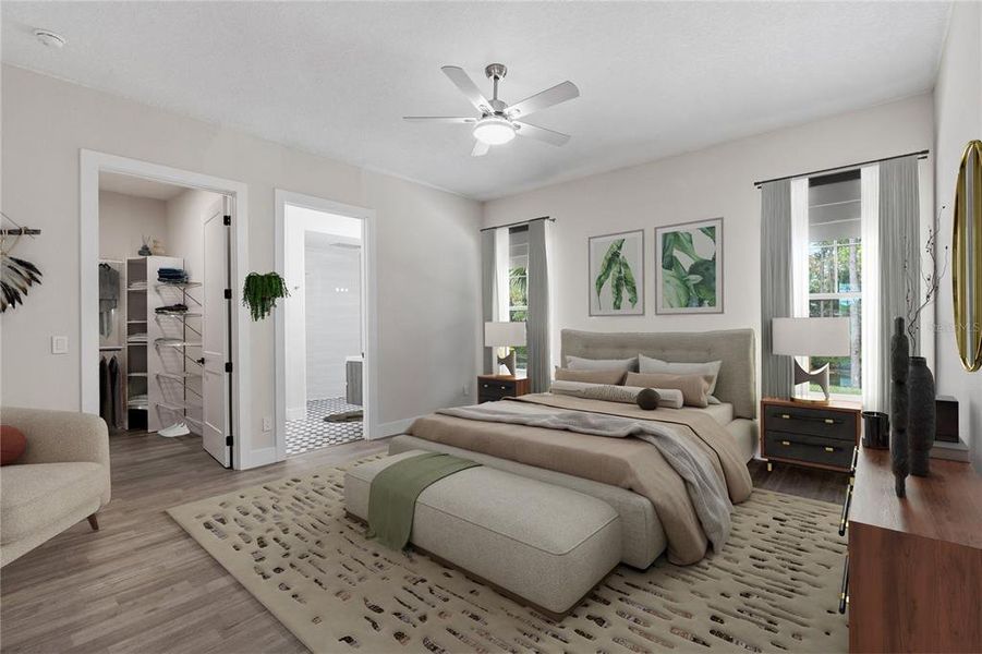 Furnished interior view inside a new home in , Palm Coast (Image 9).