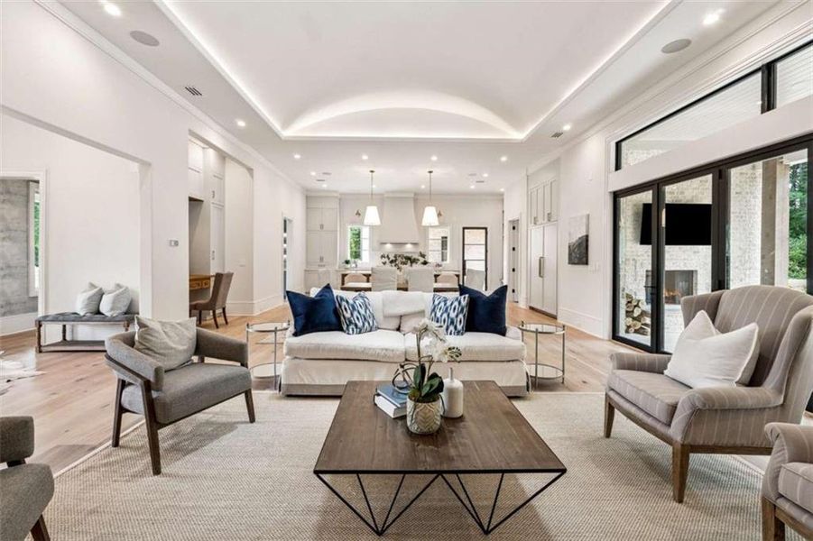 Furnished interior view inside a new home in , Cumming (Image 45). Furnished interior view inside a new home in , Cumming (Image 45).