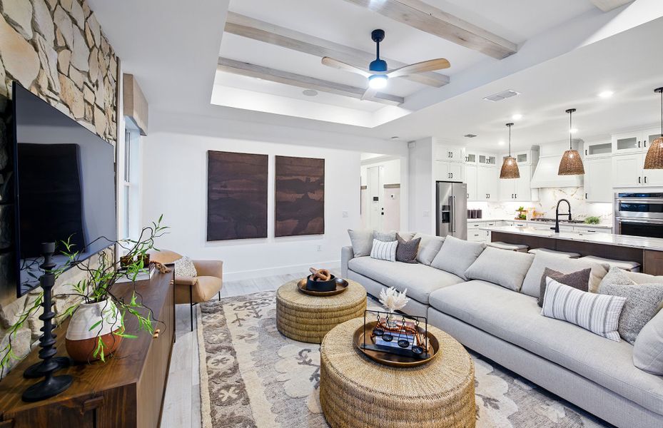 Open concept new home design