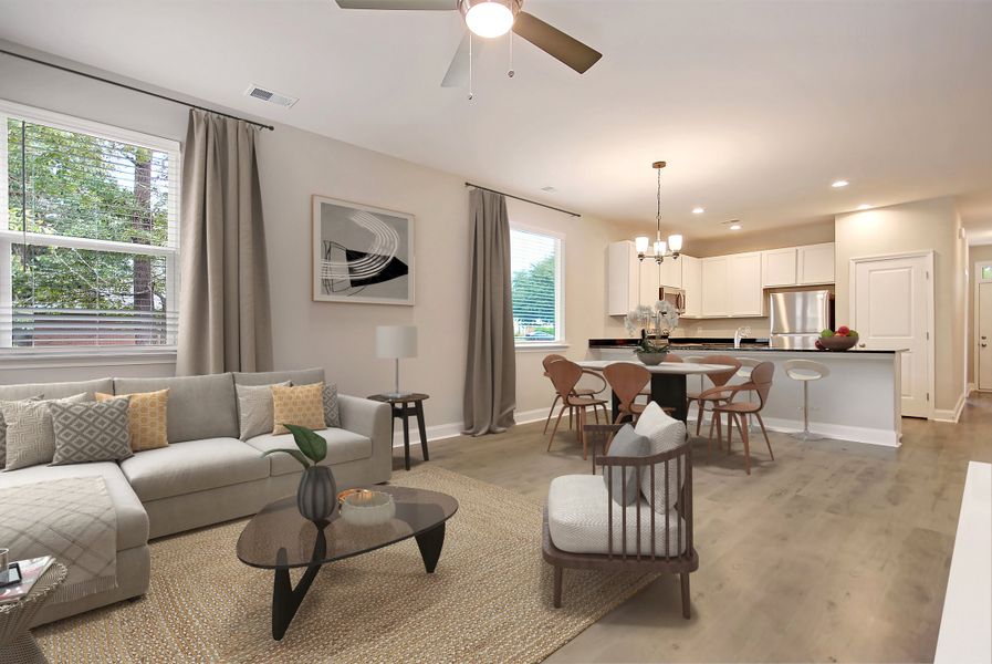 Henry Kitchen, Dining, Living Area Furnished Henry Kitchen, Dining, Living Area Furnished