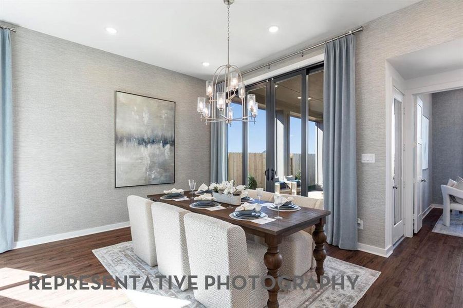 Furnished interior view inside a new home in Goodland, Venus (Image 8).
