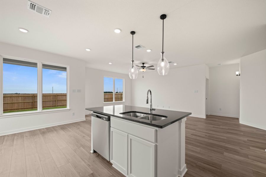 Furnished interior view inside a new home in Hartrick Ranch, Temple (Image 8). Furnished interior view inside a new home in Hartrick Ranch, Temple (Image 8).