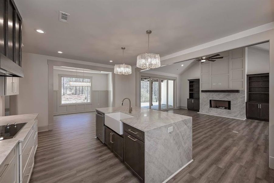 Furnished interior view inside a new home in , Carrollton (Image 5).