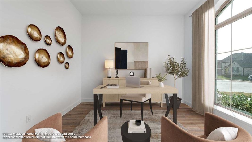 Furnished interior view inside a new home in Devonshire - Reserve 50', Forney (Image 13). Furnished interior view inside a new home in Devonshire - Reserve 50', Forney (Image 13).