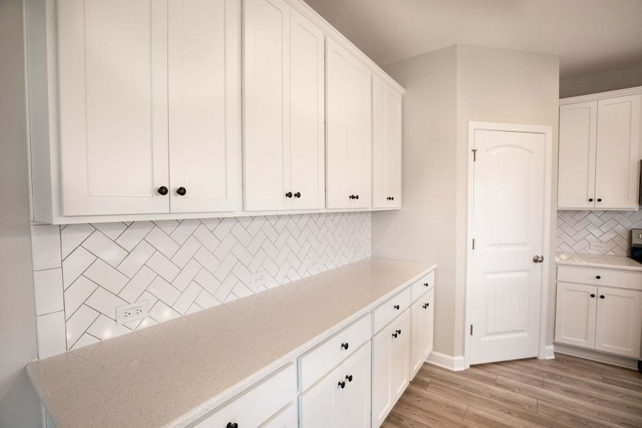 Representative furnished interior of a home built from the Drayton by Caviness & Cates Communities in Bartlett Manor, Youngsville (Image 181).