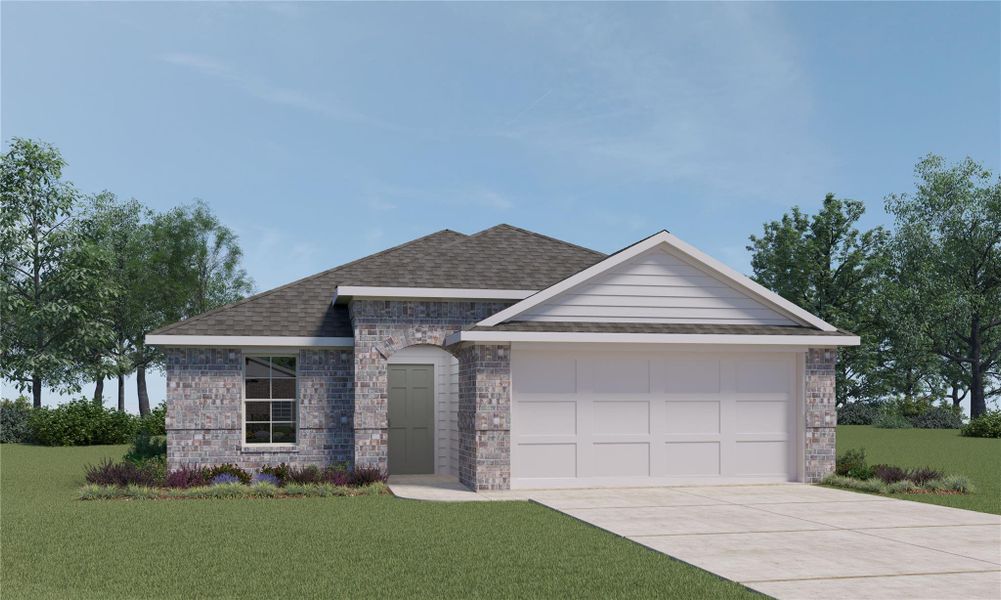 Front exterior of a new home in , Sour Lake, TX, highlighting curb appeal (Image 1). Front exterior of a new home in , Sour Lake, TX, highlighting curb appeal (Image 1).