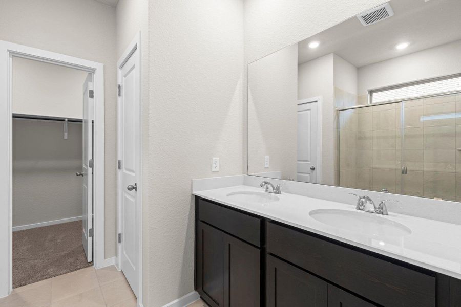 Primary Bath retreat with dual vanities