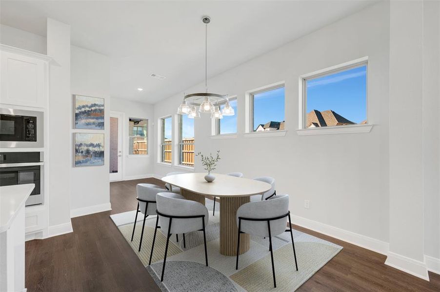 Furnished interior view inside a new home in Walsh Cottage, Fort Worth (Image 5). Furnished interior view inside a new home in Walsh Cottage, Fort Worth (Image 5).