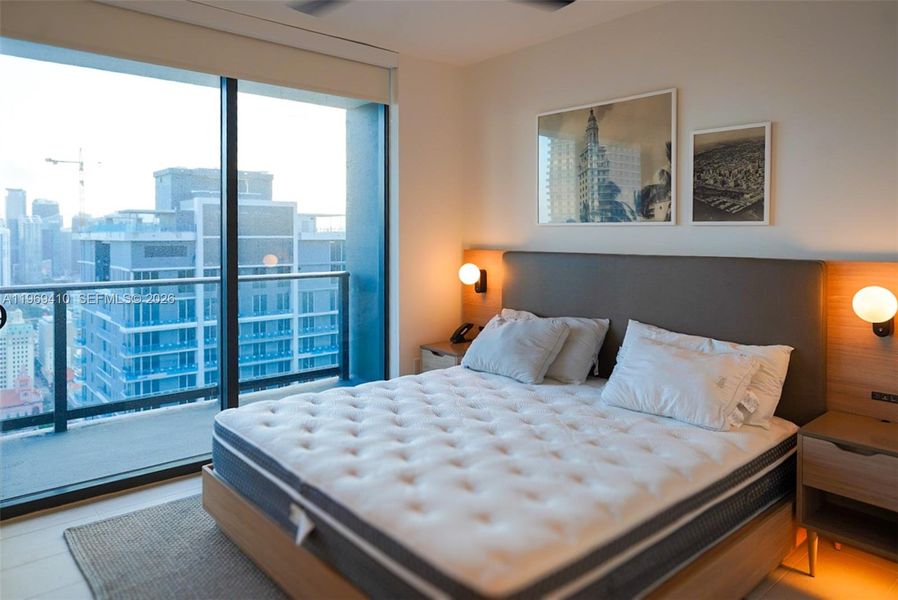 Furnished interior view inside a new home in Gale Hotel & Residences Miami (former Natiivo), Miami (Image 11). Furnished interior view inside a new home in Gale Hotel & Residences Miami (former Natiivo), Miami (Image 11).