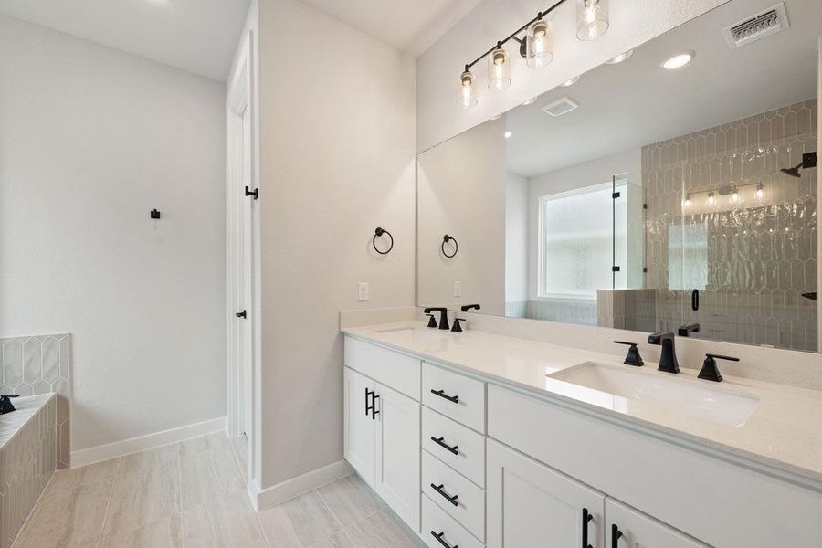 Furnished interior view inside a new home in Heritage, Dripping Springs (Image 10).