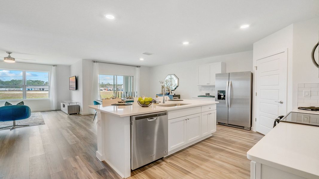 Furnished interior view inside a new home in Buena Lago Modern, St. Cloud (Image 18).