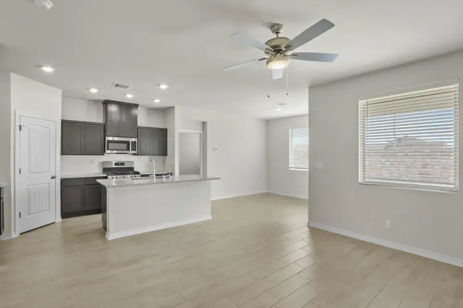 Representative furnished interior of a home built from the Prickly Pear by View Homes in Paseo del Este, El Paso (Image 14).