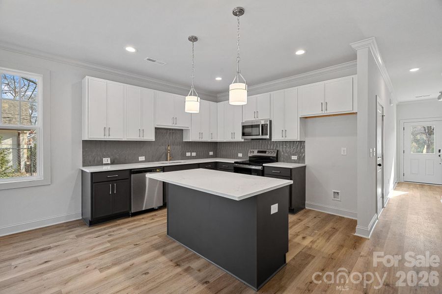 Furnished interior view inside a new home in , Charlotte (Image 5).