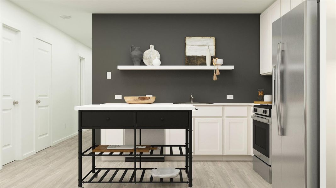 Furnished interior view inside a new home in Santa Fe Village, Cleveland (Image 12).