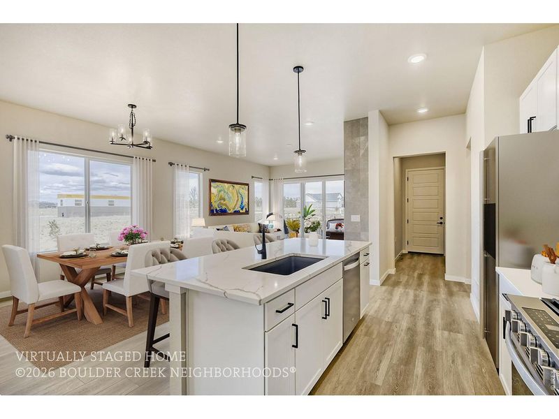 Furnished interior view inside a new home in , Fort Collins (Image 15).