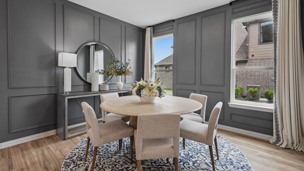 Representative furnished interior of a home built from the Wayfinder by DRB Homes in Westridge Journey, McKinney (Image 5).