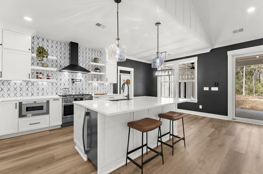 Furnished interior view inside a new home in , Summerville (Image 59).