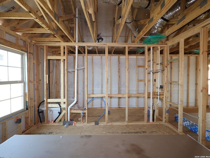 In-progress construction of a new home in Paloma Park, Converse, TX (Image 34).