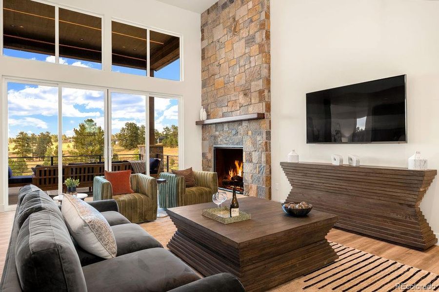 Furnished interior view inside a new home in , Parker (Image 39).
