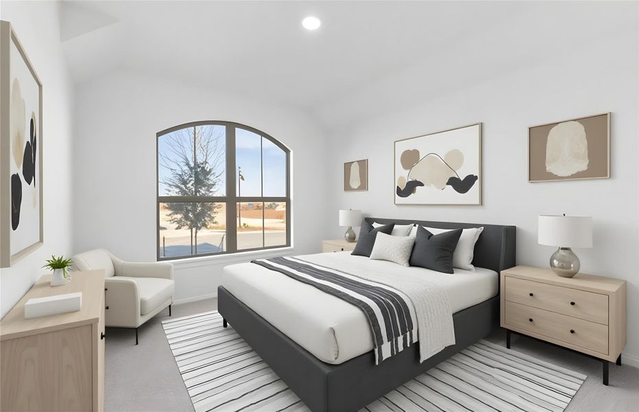 Furnished interior view inside a new home in Saddleback at Santa Rita Ranch, Liberty Hill (Image 7).