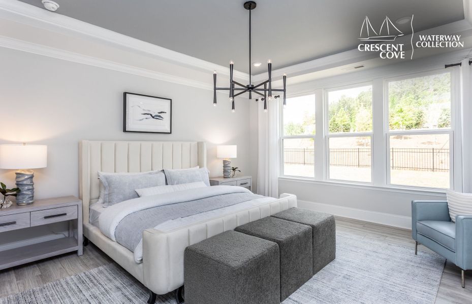Representative furnished interior of a home built from the Renown - Waterway Collection by Pulte Homes in Crescent Cove, Myrtle Beach (Image 6).