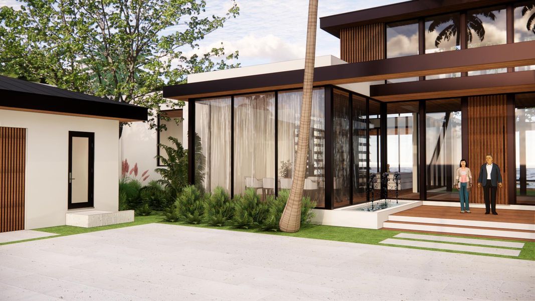 Exterior details and patio area of a home in , Palm Beach Gardens (Image 14).