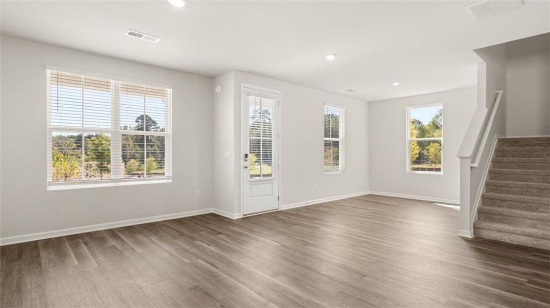 Spacious, unfurnished interior of a new home in Brookland Commons, Monroe (Image 17).
