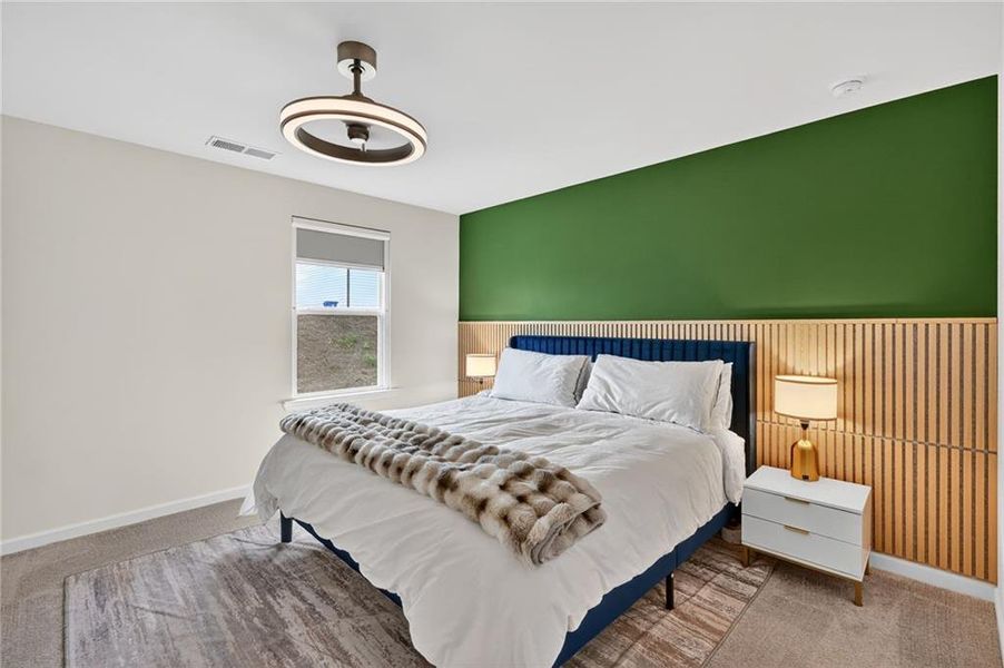 Furnished interior view inside a new home in , Union City (Image 18).
