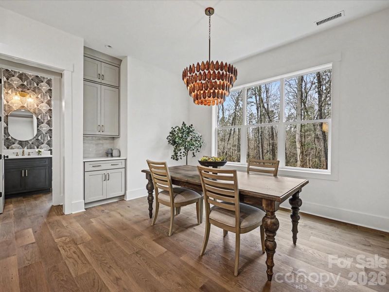 Furnished interior view inside a new home in , Clover (Image 36).