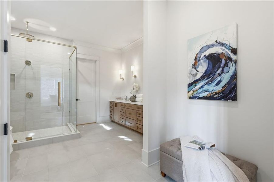 Furnished interior view inside a new home in , Cumming (Image 43).