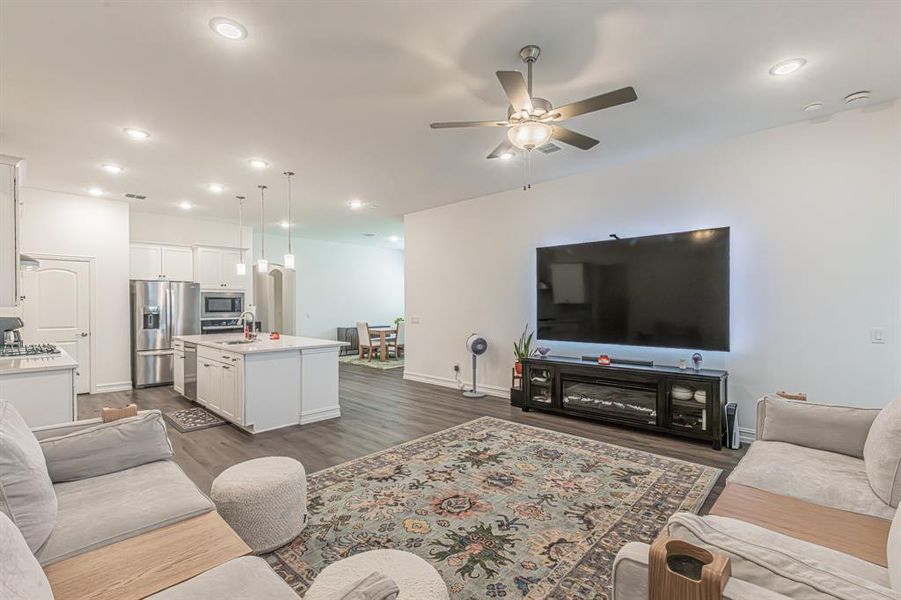 Furnished interior view inside a new home in Westside Preserve, Midlothian (Image 19).