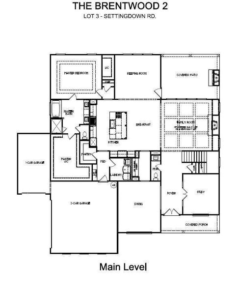 2D floor plan layout of this home in , Cumming, GA (Image 5).