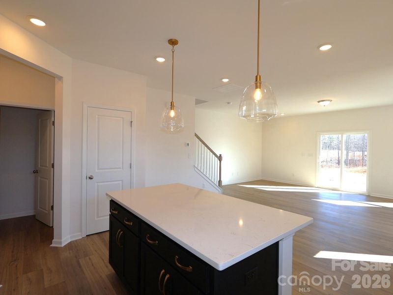 Breakfast area and family room Breakfast area and family room