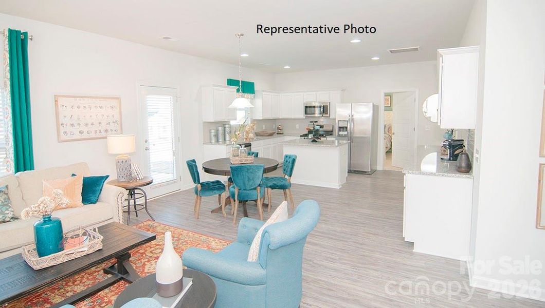 Furnished interior view inside a new home in Wallace Springs, Statesville (Image 42).
