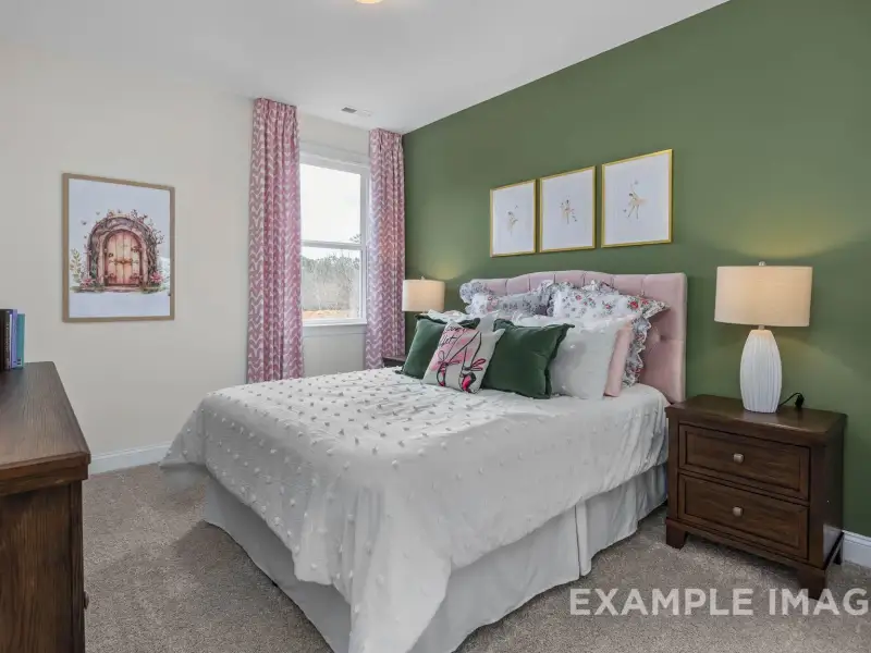 Furnished interior view inside a new home in Addison West, Holly Springs (Image 15).