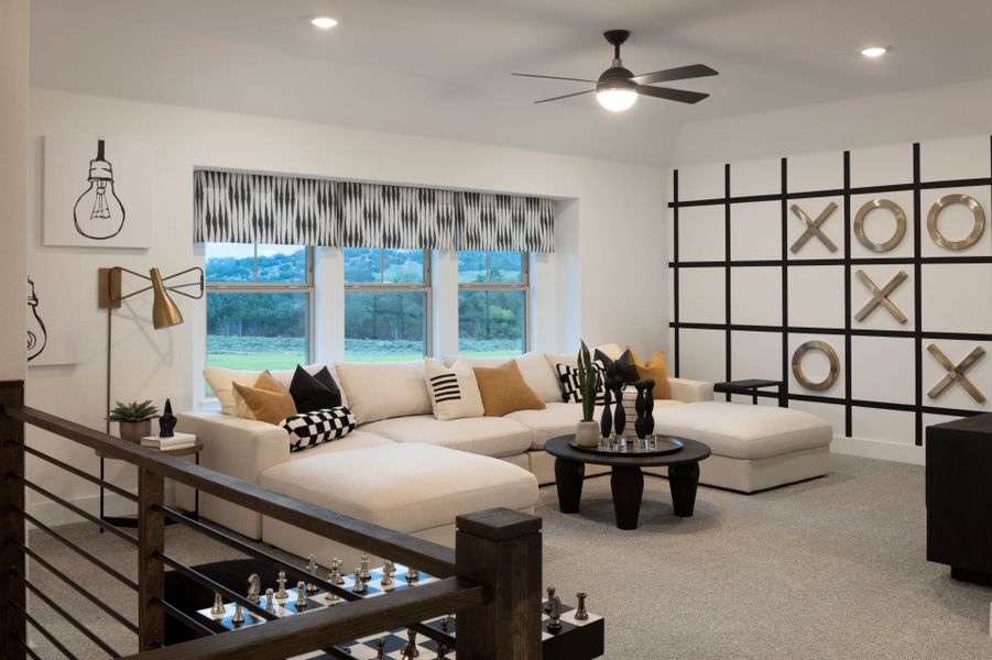 Furnished interior view inside a new home in Saddleback at Santa Rita Ranch, Liberty Hill (Image 9).