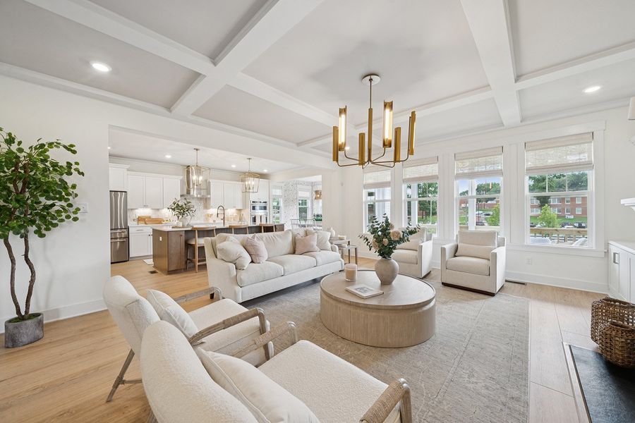 Representative furnished interior of a home built from the Yates II - Vanguard Collection by Mungo Homes in Scotts Hill Village, Wilmington (Image 5).